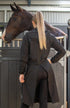 BARE Candace Lightweight Waterproof Long Jacket (Mesh Lined) - Black