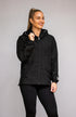 BARE Unisex Kali Lightweight Waterproof Short Jacket (Mesh Lined) - Black