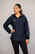 BARE Unisex Kali Lightweight Waterproof Short Jacket (Mesh Lined) - Navy