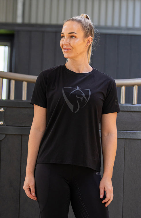 BARE Black Logo T-Shirt - Black