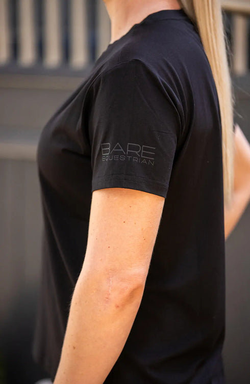 BARE Black Logo T-Shirt - Black