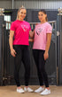 BARE Black Logo T-Shirt - Pink