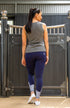 BARE Performance Riding Tights - Navy Houndstooth