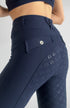 BARE Sculpt Hybrid Riding Breeches - Midnight Navy