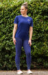 BARE Performance Riding Tights - Navy Croc