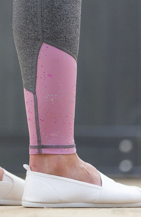 No Grip BARE Riding Tights - Pink Galaxy