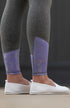 Youth Performance Riding Tights - Mauve Shimmer