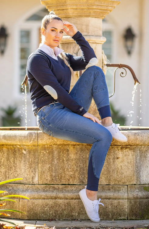 BARE Signature Knitted Sweater - Navy