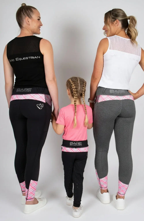 BARE Babes Performance Riding Tights - Roseberry BARE Equestrian