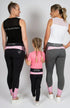 Youth Performance Riding Tights - Grey Roseberry