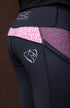 Youth Performance Riding Tights - Mosaic Bloom
