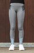 Youth Performance Riding Tights - Grey Phoenix