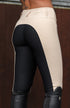 BARE Elite Sculpt Hybrid Breeches - Stone/Black Seat