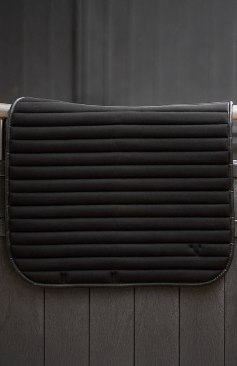 BARE Active Saddle Pad - Dressage Cut - Black