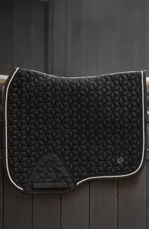 BARE Pro-Rider Dimension Saddle Pad - Dressage Cut - Black