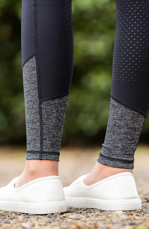 Youth Performance Riding Tights - Active Black