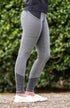 BARE Performance Riding Tights - Grey Active Black
