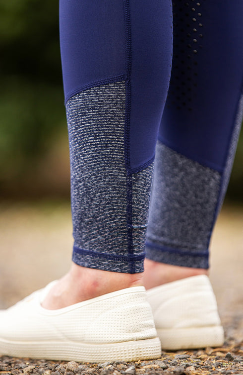 BARE Performance Riding Tights - Oxford Active Navy