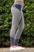 BARE Performance Riding Tights - Grey Active Navy