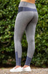 BARE Performance Riding Tights - Grey Active Navy