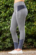 BARE Performance Riding Tights - Grey Active Navy
