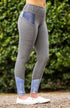 BARE Performance Riding Tights - Grey Periwinkle Splash