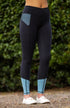 BARE Performance Riding Tights - Neon Blue