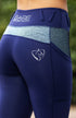 BARE Performance Riding Tights - Oxford Neon Blue