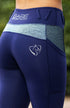 BARE Performance Riding Tights - Oxford Neon Blue