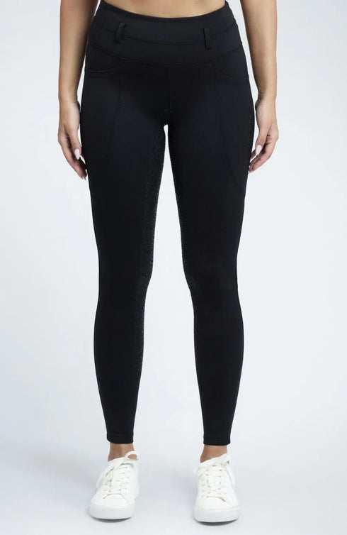 No Grip BARE FlexForm Sculpting Riding Tights - Black