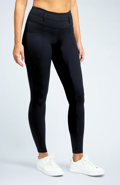 No Grip BARE FlexForm Sculpting Riding Tights - Black