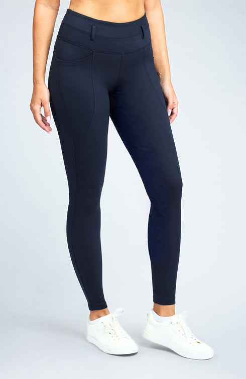 No Grip BARE FlexForm Sculpting Riding Tights - Midnight Navy