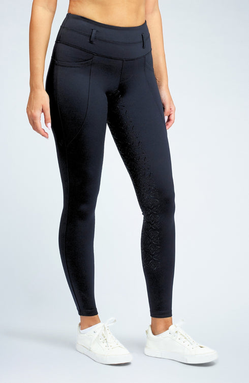BARE FlexForm Sculpting Riding Tights - Black