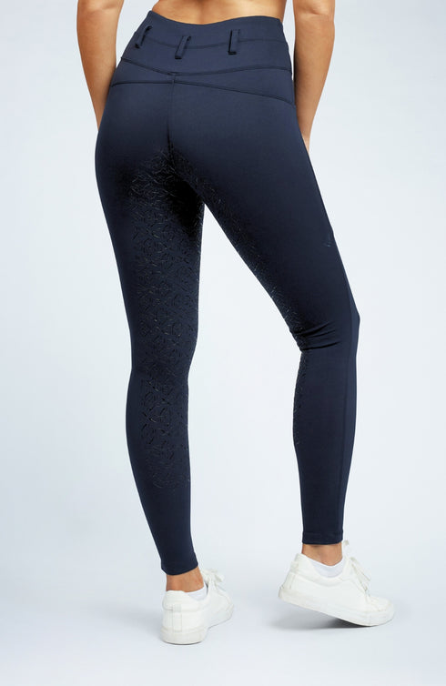 BARE FlexForm Sculpting Riding Tights - Midnight Navy