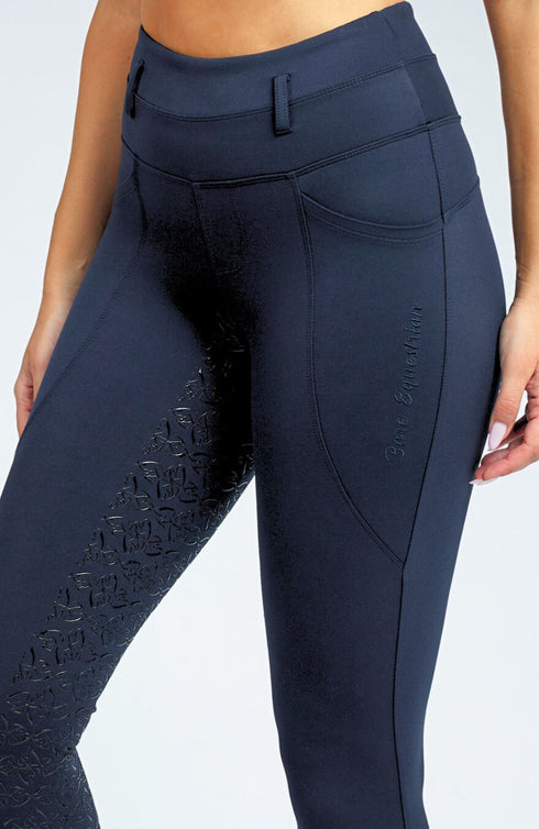 BARE FlexForm Sculpting Riding Tights - Midnight Navy