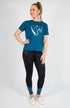 BARE Performance Riding Tights - Teal Glamour