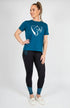BARE Performance Riding Tights - Teal Glamour