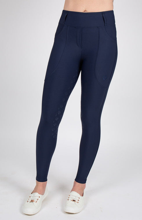 BARE Sculpt Hybrid Riding Breeches - Midnight Navy