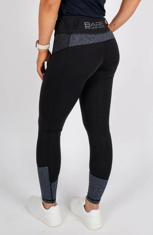 Youth Performance Riding Tights - Active Navy