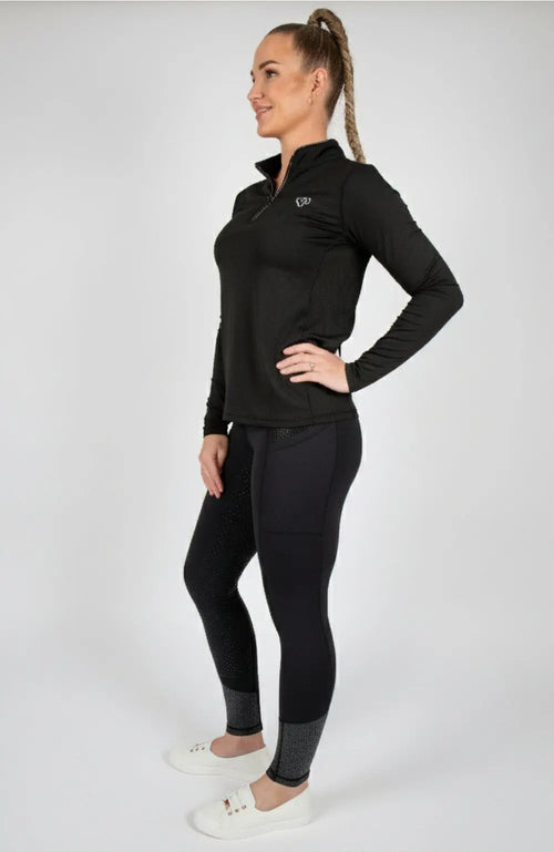 BARE Performance Riding Tights - Black Croc BARE Equestrian