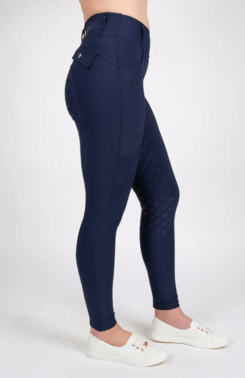 BARE Sculpt Hybrid Riding Breeches - Midnight Navy