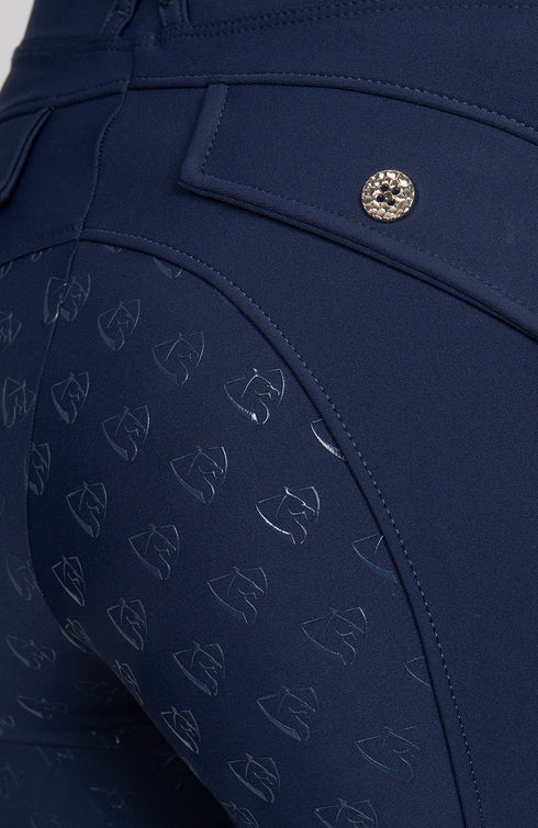 BARE Sculpt Hybrid Riding Breeches - Midnight Navy