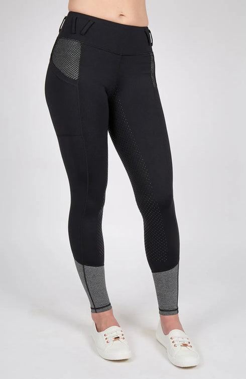 Youth Performance Riding Tights - Stormy Rider