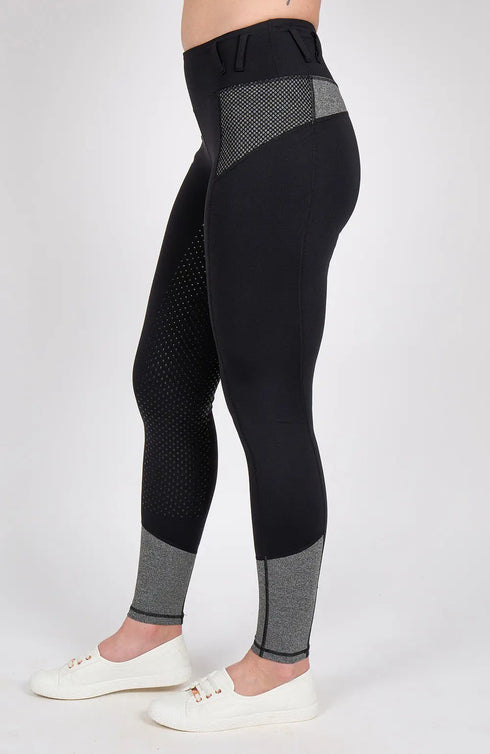 Youth Performance Riding Tights - Stormy Rider