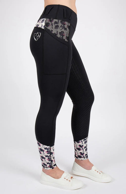 BARE Performance Riding Tights - Violet Noir