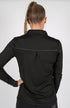 BARE Ascot Sunsafe Long Sleeve Riding Shirt - Black