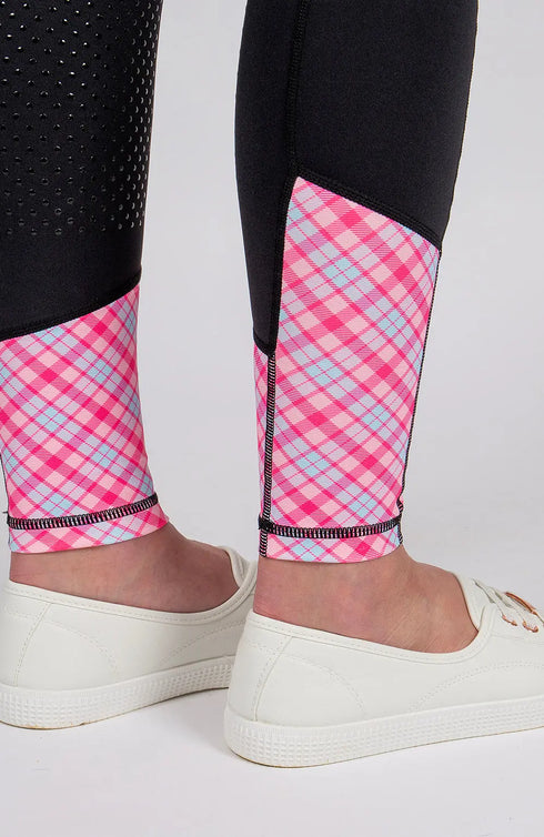 Youth Performance Riding Tights - Roseberry