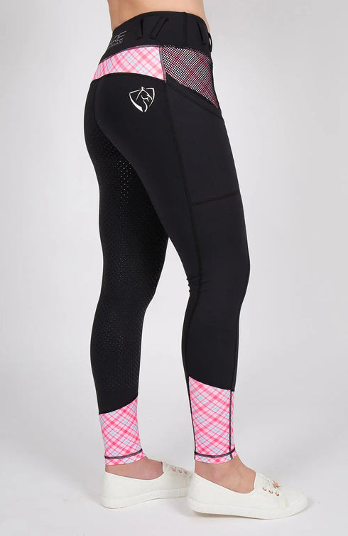 Youth Performance Riding Tights - Roseberry