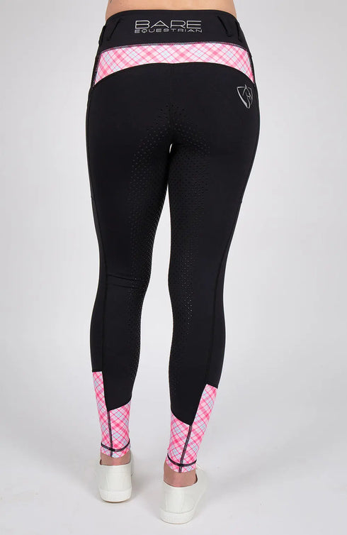 No Grip BARE Performance Riding Tights - Roseberry