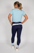 Youth Performance Riding Tights - Navy Azure